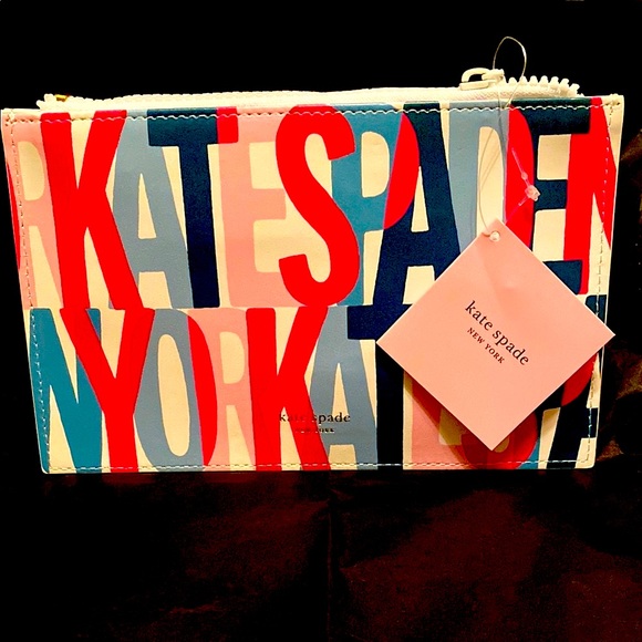 kate spade Handbags - Kate Spade ♠️ NWT Multicolor Pouch 👝 set